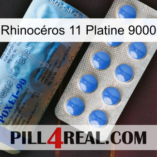 Rhinocéros 11 Platine 9000 40